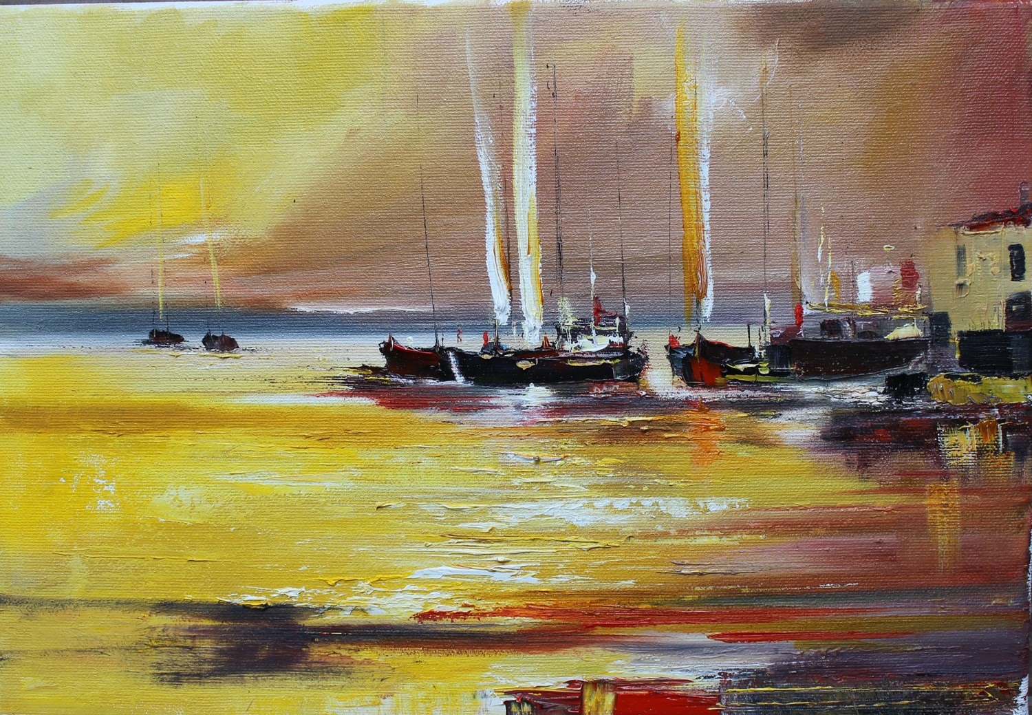 'On A Night Sailing' by artist Rosanne Barr